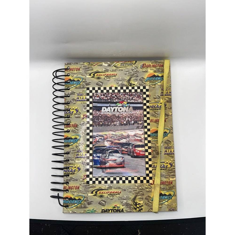 Vintage 2004 NASCAR Daytona International Speedway Lenticular Spiral Notebook